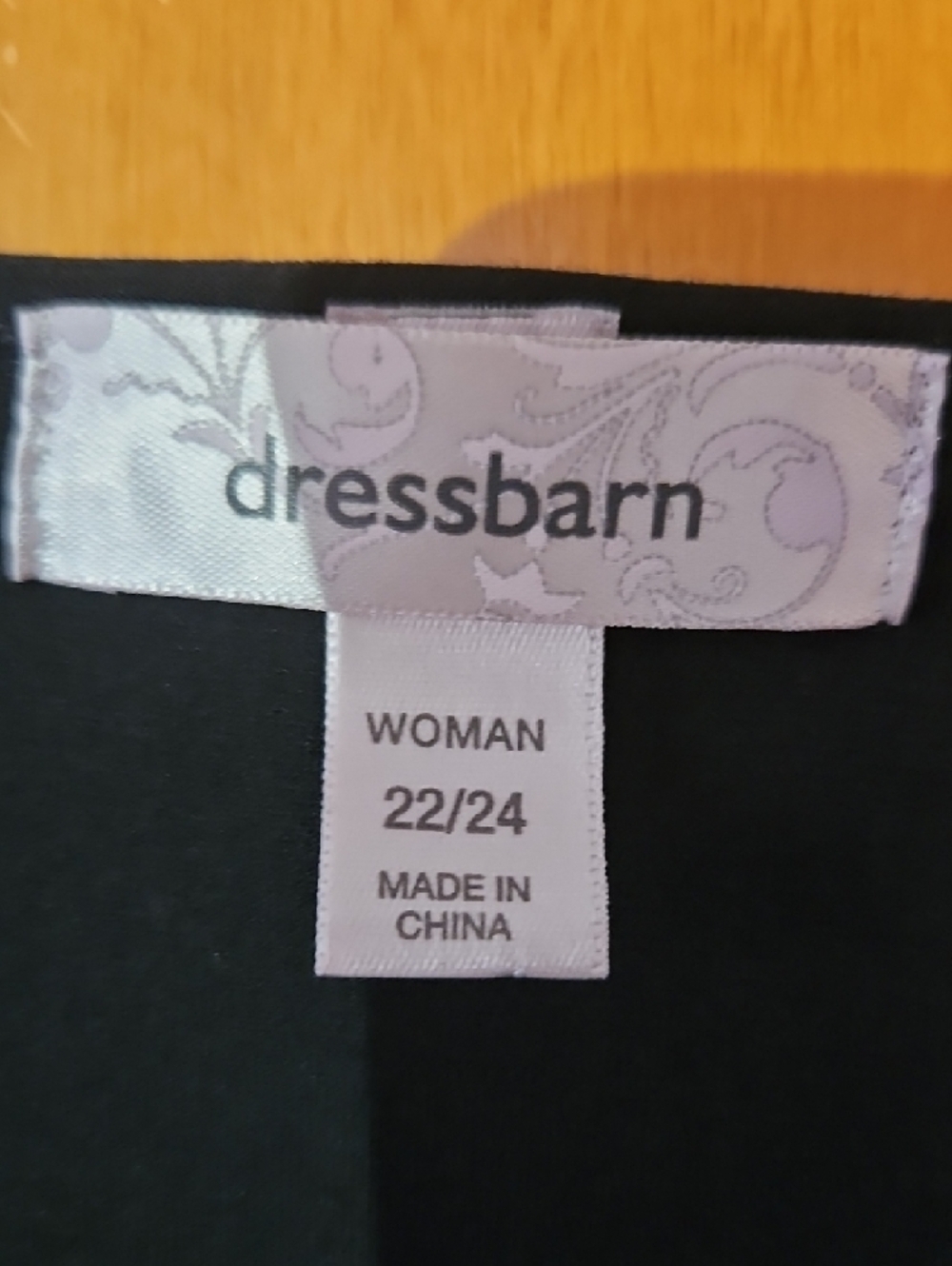 dressbarn Black Ruffle-Front Sleeveless Camisole - Picture 2 of 3